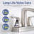 Durable Brass Bathroom Sink Faucets, Brushed Nickel, Modern Two-handle Design
