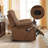 Etherine 39.4" Wide Modern and Overstuffed Faux Leather Manual Wall Standard Recliner-940621208