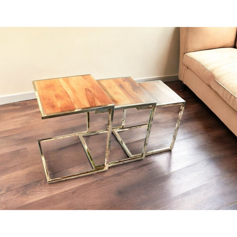 Tables gigognes en bois massif de 21,75 po Archstone