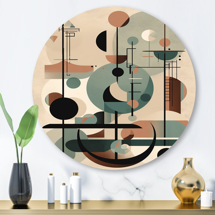 George Oliver Abstract Midcentury Contating Objects And Shapes ...