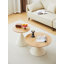TABLE RONDE BLANC + BOIS