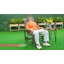 Chaise berçante d'extérieur avec tissu respirant-1356540132