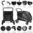 Stroller for Large Dogs, Extra Large Pet Stroller for Medium 2 Dogs, Dog Wagon, Dog Carriage, Foldable Design, Adjustable Handle, Blue-119329495