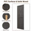 Portes coulissantes en bois manufacturé en forme de K avec trousse de quincaillerie d'installation-107794533-107794536