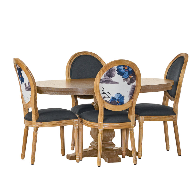 4 - Person Extendable Pedestal Dining Set