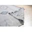 Tapis contemporain à tissage plat argenté-519819190