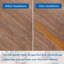 Les bandes de revêtement de sol autoadhésives pour plancher sont en stratifié de 2 po de largeur et offrent une conception élégante de grain de bois (5 cm, 20 pi, brun clair)-117533105