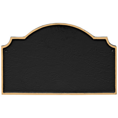 Vanderbilt Standard Two Line Address Sign Plaque