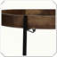 Table de bout ronde compacte, fonctionnelle, polyvalente, pratique, élégante, décorative, durable