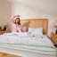 Matelas hybride moyen à ressorts-969270553