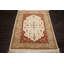 Tapis géométrique traditionnel en laine noué à la main 6 pi 2 po x 8 pi 9 po Herijj