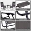 90cm Long Reclining Chaise Lounge Set-2034996634