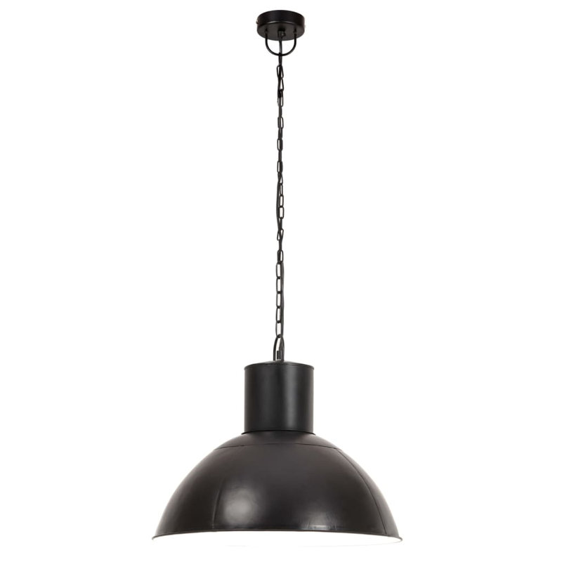 Makenzie 1 - Light Single Pendant, Black, 142cm H x 48cm W x 48cm D