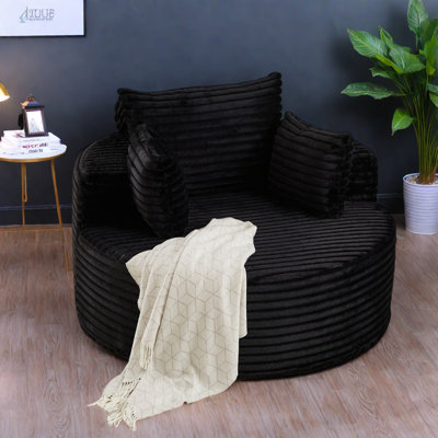 Comfortable Corduroy Sofas, Modern Fluffy Sleeper For Living Room And Bedroom