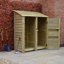 5 Ft. x 3 Ft. Log & Tool Store - Double Bay Multi Storage-36319733
