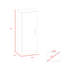 Richmond Rectangle Pantry Cabinet White