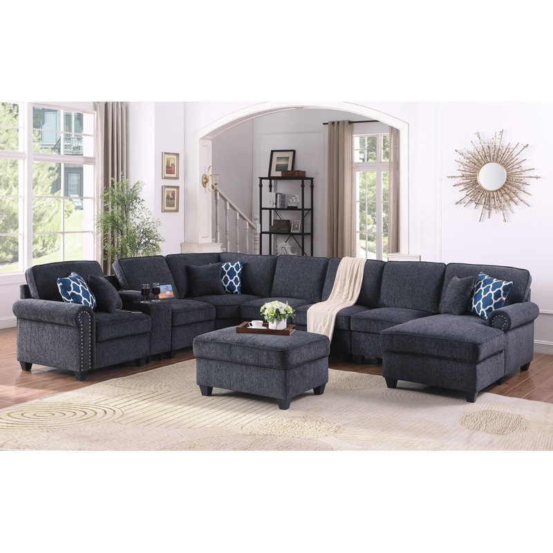 Canapé modulaire Bundrick, Gris chenille
