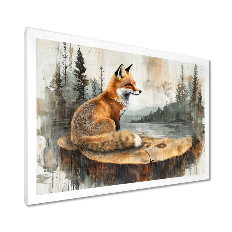 Gieneke - Animals Canvas Art Print, H 16 po x l 32 po, Picture Framed, Blanc