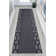 Tapis gris antidérapant sur mesure