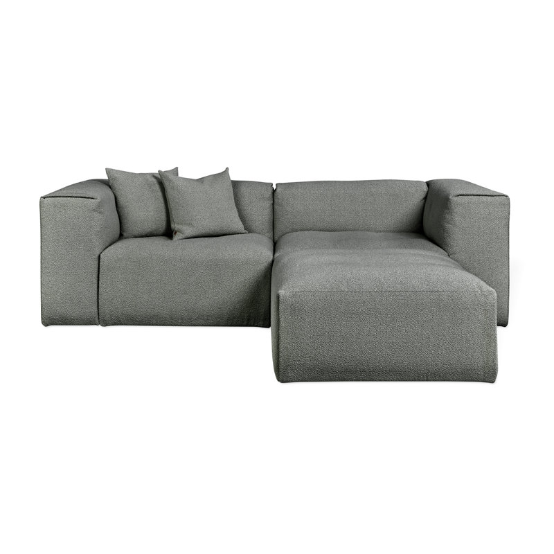 Nest Modular 3-PC Sectional, Scoria Boucle