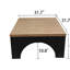 Table basse rustique carrée - Style campagne moderne
