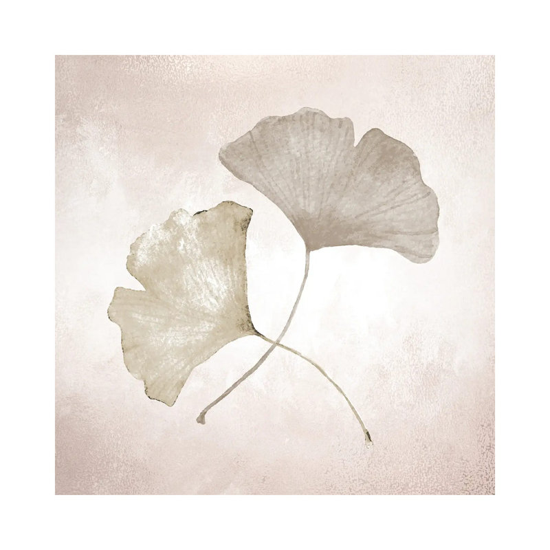 Ginkgo I 1 Piece Wrapped Canvas Wall Art, 93.98 cm H x 93.98 cm W x 1.91 cm D