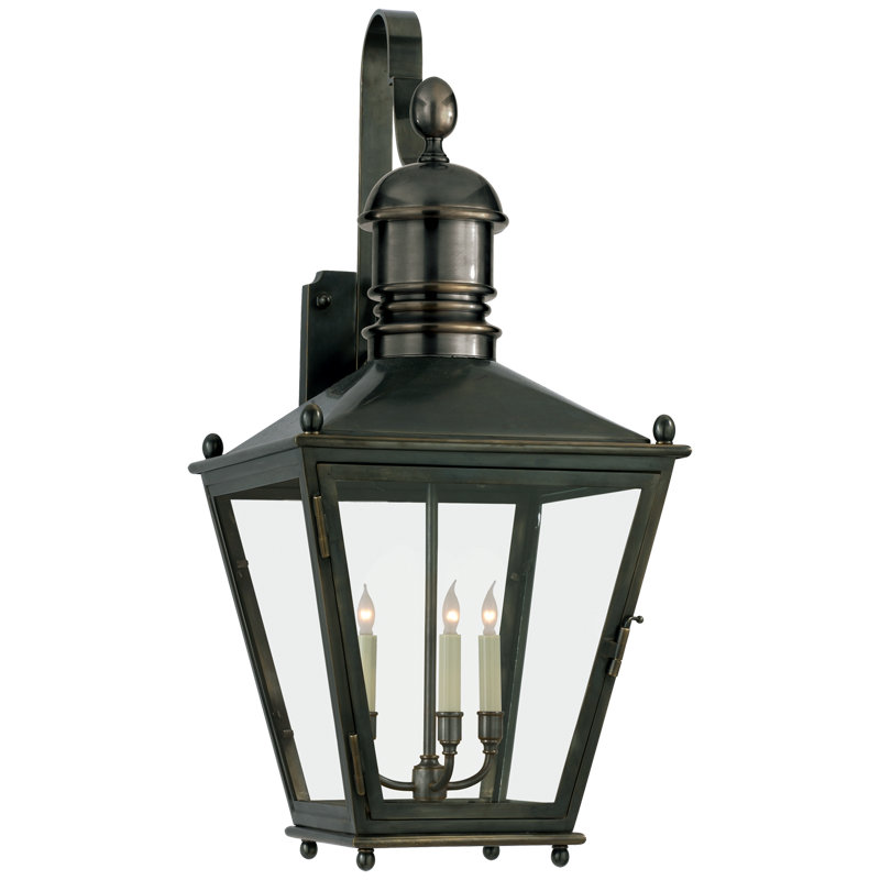 Sussex - Light Outdoor Wall Lantern, 36" H x 16" W x 17" D