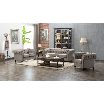 Teressa 3 - Piece Living Room Set