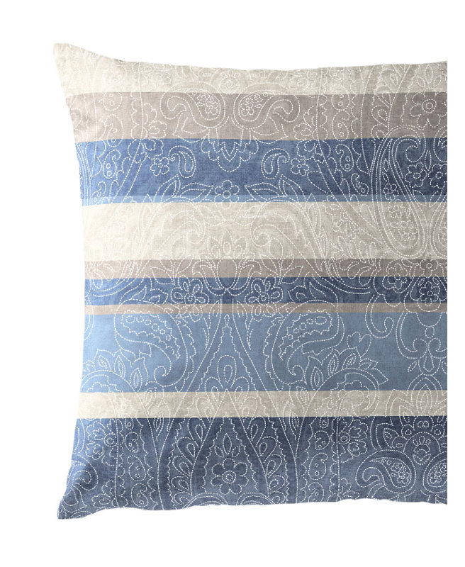 6908 Flannel Striped Duvet Cover Set with Pillow Shams Included