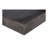 Charcoal Finish Solid Wood Low Profile Rough Coffee Table
