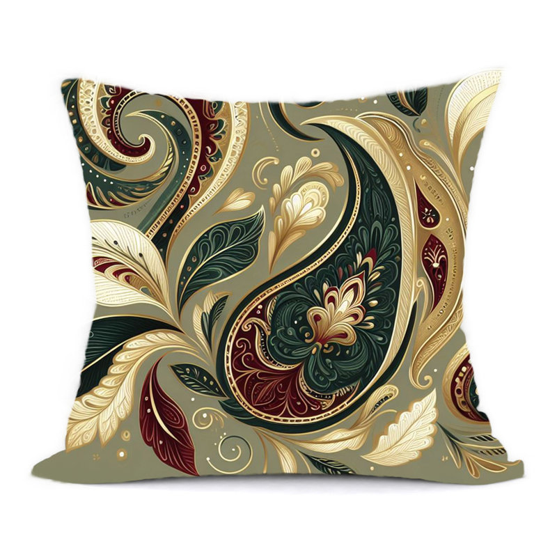 Abstract Reversible Throw Pillow