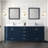 Double Bath Vanity 80 in. W x 22 in. D, with Carrara Marble Top