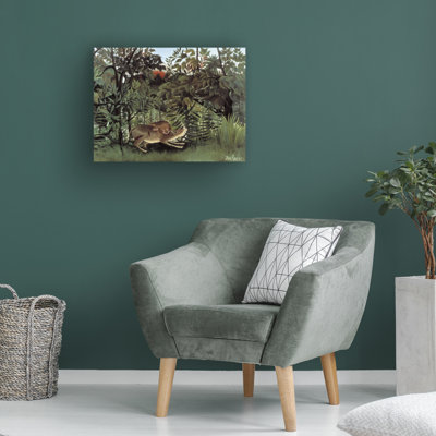"La jungle IV" par Henri Rousseau sur toile