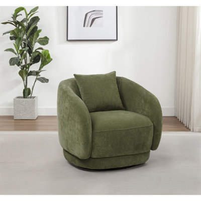 Fauteuil d'appoint pivotant Harlan Green