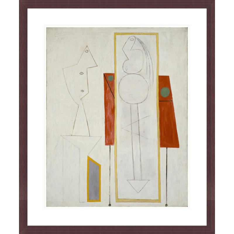 «The Studio (L'Atelier)» par Pablo Picasso, impression giclée sur cadre, H 28,07 po x l 23,5 po