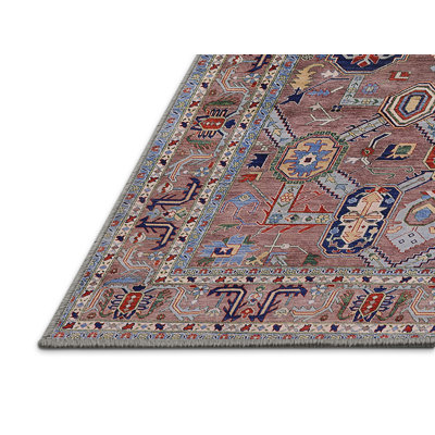 Tapis 100% Mid-Century moderne lavable à la machine 2336