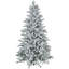 Arbre de Noël artificiel enneigé avec pointes de neige, support en métal pliable, assemblage facile, arbre de Noël articulé pour la maison, le bureau et les Fêtes-115736083