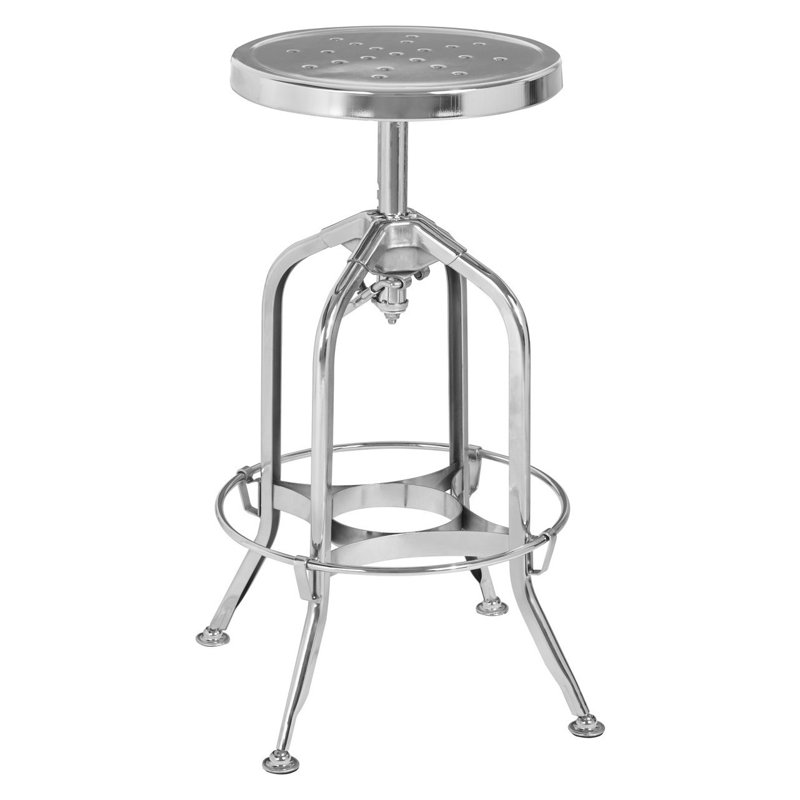 Mccartney Accent Stool, Silver