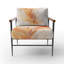 Chaise avec accoudoirs rembourrée abstraite Watercolor-1389933446
