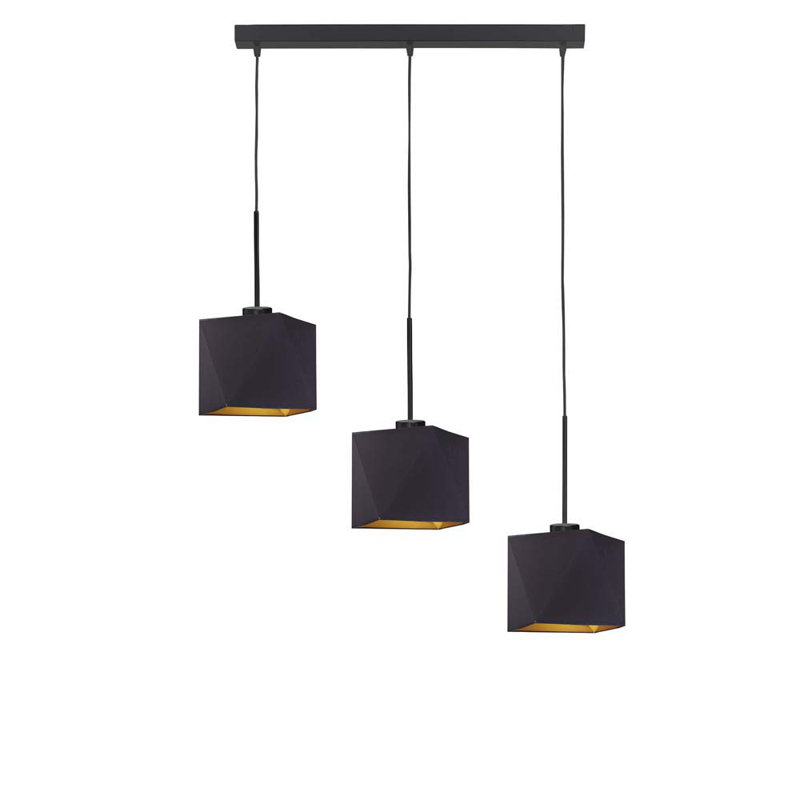 Herschel 3 - Light Kitchen Island Pendant, Black