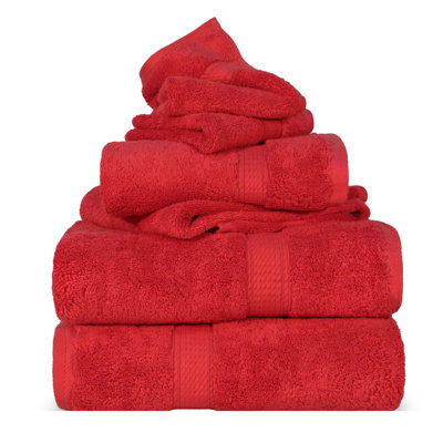 Scotia Certified Egyptian Cotton Heavy Highly Absorbent Luxury Bath Towel Set 