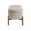 Banc de rangement avec siège rembourré en velours côtelé taupe-436656278