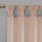 Rosette Blush Floral Embellished Cuff Tab Top Solid Single 50x84" Curtain Panel-1627952348-1627952418