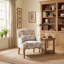 Ariew Tufted Armchair Upholstered Solid Wood Accent Chair for Living Room,Bedroom-220304916