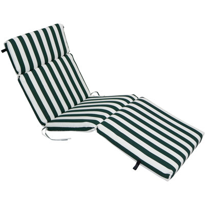 Leudbald Outdoor 3'' Chaise Lounge Seat / Back Cushion
