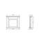 Middleton Suncrest 105 cm W Electric Fireplace