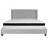 Aluino Tufted Upholstered Platform Bed w/ Memory Foam Pocket Spring Mattress-1435418677-1435418681