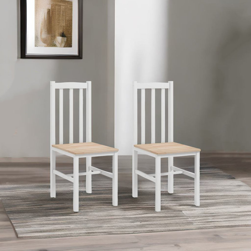 Chaise Haubert Gajate, Blanc / naturel