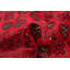 Tapis rouge Teimani 3 pi 8 po x 6 pi 9 po