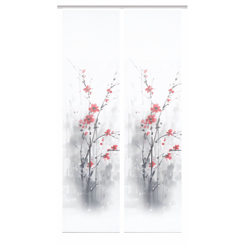Semi Sheer Sliding Panel Pair